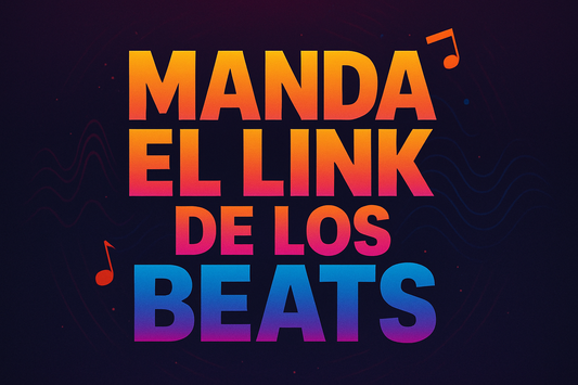 IMAGEN QUE DIGA "MANDA EL LINK DE LOS BEATS"
